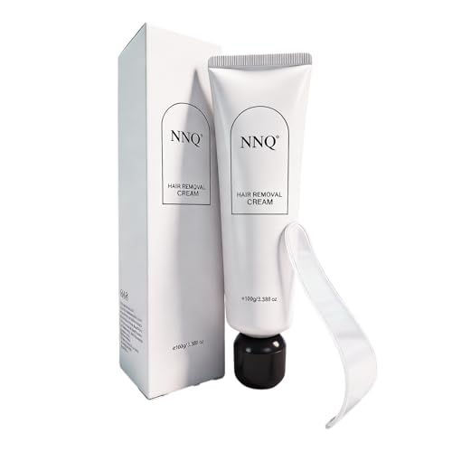Hair Removal Cream For Women Men, Painless Depilatory Cream for Legs, Arms, Bikini Line & Underarms, Fast Body Hair Remover for Sensitive Skin, Moisturizing & Smoothing Formula, 3.38 FL OZ