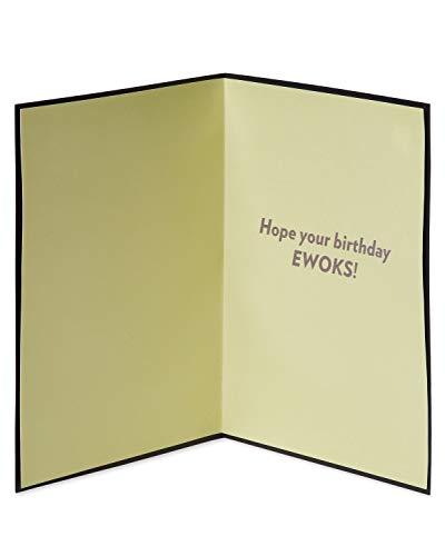 Star Wars Ewok Birthday Card by Papyrus - Cute Design