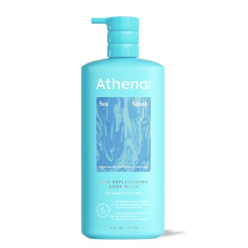 Athena Club Sea Splash Body Wash for Women, 18 Fl Oz | Hydrating & Sulfate-Free