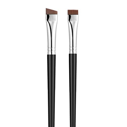 JASSINS 2Pcs Fine Angled Eyeliner Brushes Set - Precision Gel & Eyebrow Makeup Tools, Variation A