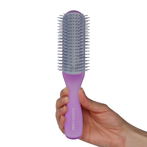 Large Purple Detangling Hair Brush for Men, Women & Children