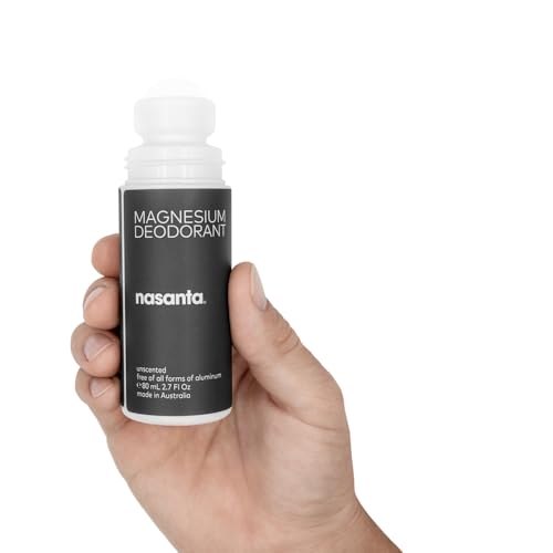 Nasanta Aluminum-Free Magnesium Deodorant for Sensitive Skin, 2.7 Fl Oz
