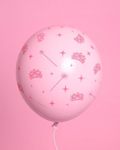 24pk Pink & Green Witch Latex Balloons - 12" Party Decor