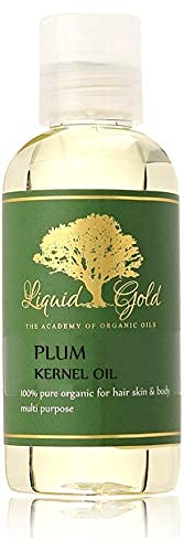 Liquid Gold Inc Pure Plum Kernel Oil - 4 oz Cold Pressed Organic Skin & Hair