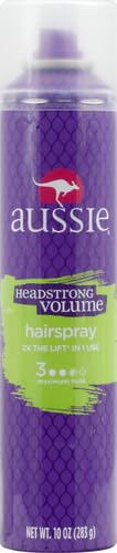 Aussie Headstrong Volume Hairspray - Maximum Hold, 10 Oz