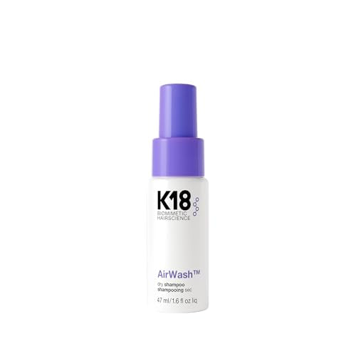 K18 AirWash¢â Dry Shampoo, Non-Aerosol, Balances Scalp & Controls Excess Oil Production
