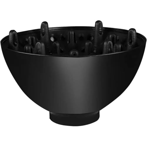 Hair Diffuser, Black Adaptable for Blow Dryers Diffuser Universal for Curly Care Dryer Diffusers and Styling Tools and Appliances Accessories, Hair Attchment for Women