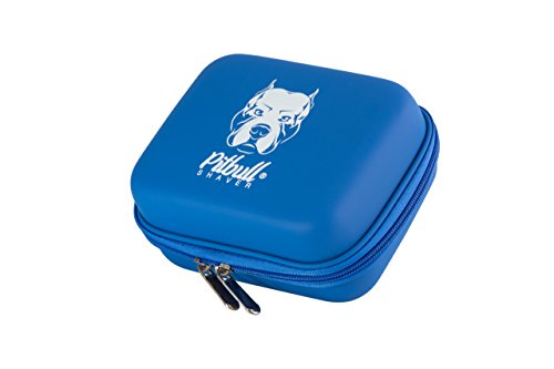 Skull Shaver Pitbull Travel Case - Durable Protective Hard Shell, Blue