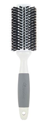 Creative Grey Large Ceramic Barrel Hair Brush with Reinforced Boar Bristles - L (Pack of 1)