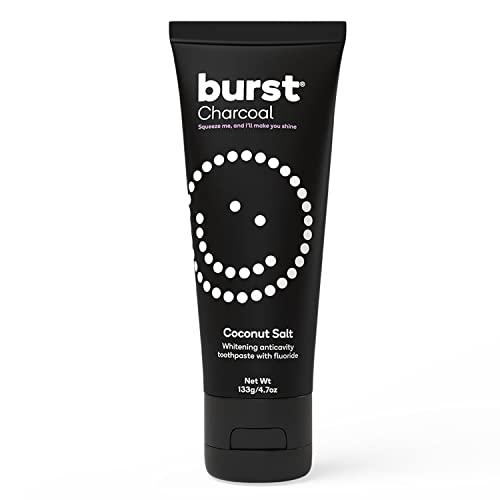 BURST Charcoal Whitening Toothpaste for Sensitive Teeth - 4.7oz