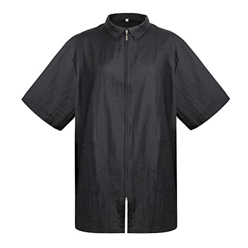 TOPTIE Professional Pet Grooming Apron - Lightweight Water-Repellent Jacket