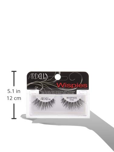 Ardell Fashion Lashes 113 - 100% Human Hair Strip Lashes, 4-Pack