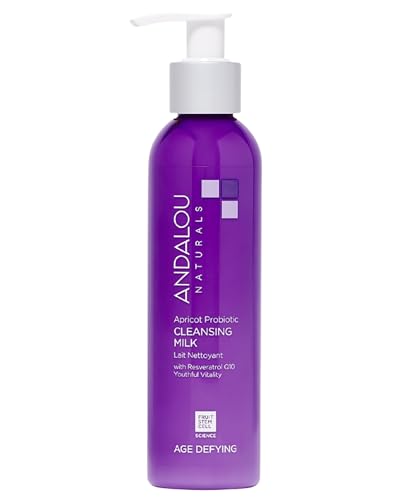 Andalou Naturals Apricot Probiotic Cleansing Milk 6 fl oz – Gentle Hydrating Face Wash
