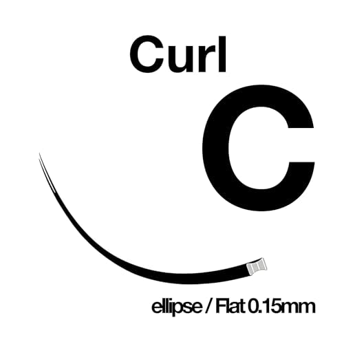 Ellipse Eyelashes Mixed 8-14mm C Curl 0.15mm Flat Lashes Extensions