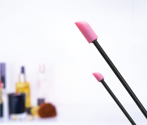 S&T INC. Makeup Spatula Set - 2 Flexible Tools for Skincare & Cosmetics