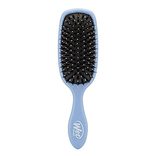 Wet Brush Shine Enhancer Hair Brush, Sky - Exclusive Ultra-soft IntelliFlex Bristles - Natural Boar Bristles for All Hair Types - For Women and Men, Wet and Dry Hair