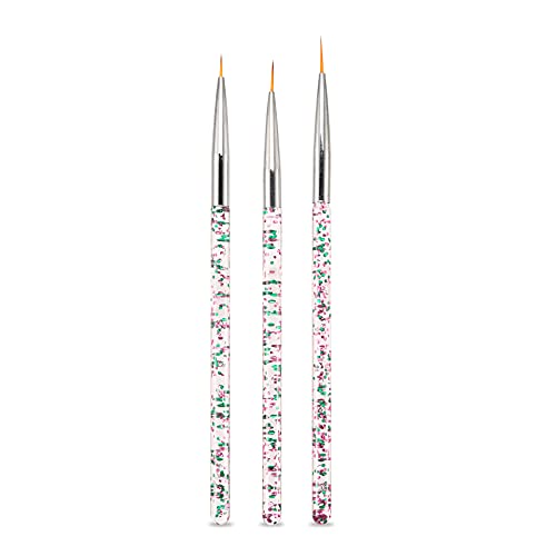 Silver 5-Pack Acrylic Nail Art Dotting & Drawing Pen Set - Manicure Tool