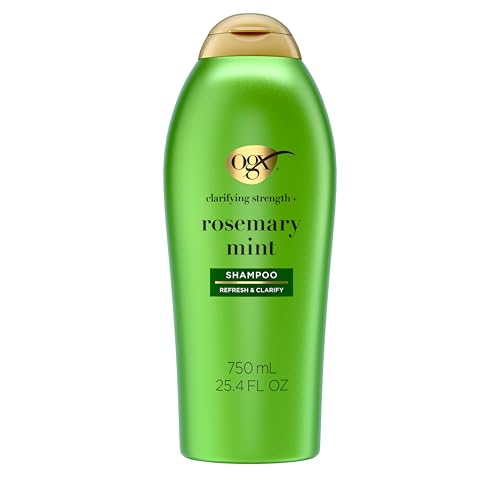 OGX Rosemary Mint Clarifying Shampoo for Oily Hair, 25.4 fl. oz