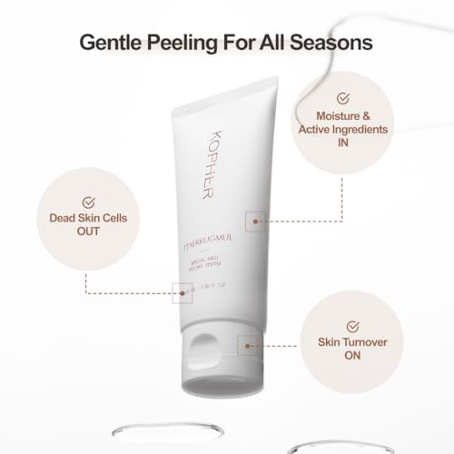 Kopher Ttaekkugmul Mild Peeling Exfoliator for Sensitive Skin - 100ml