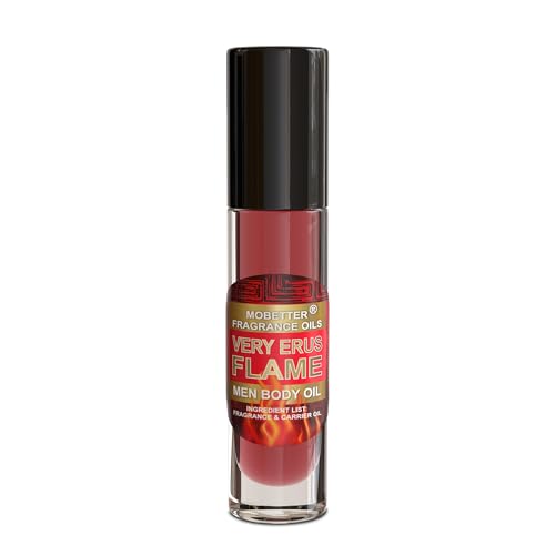 Erus Flame Fragrance Oil for Men - Alcohol-Free Roll-On Body Oil