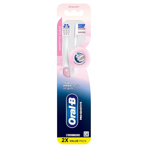 Oral-B Gum Care Sensitive Toothbrush Set, Extra Soft, 2 Count