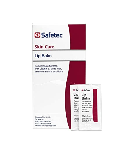 Safetec Pomegranate Lip Balm - 144 Count Moisturizing Therapy