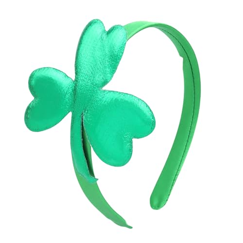 Needzo Saint Patrick's Shamrock Headband - Metallic Green, One Size