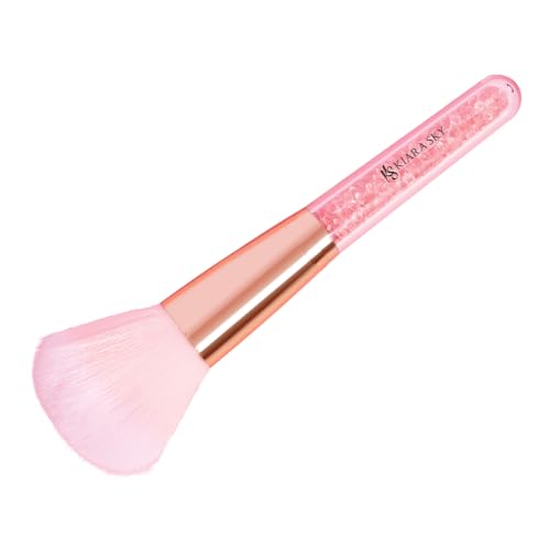 Kiara Sky Dip Powder Brush - Pink & Gold Crystal Dusting Brush