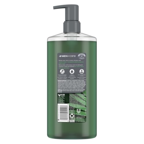 Dove Men+Care Coastal Cedar + Bergamot Body Wash, 26oz - Moisturizing Cleanse for Dry Skin
