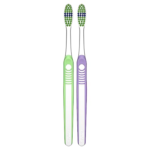 Oral-B Indicator Contour Clean Toothbrushes, Medium - 2 Pack