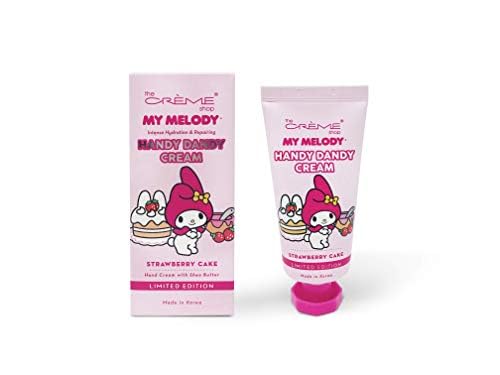 The Crème Shop Hello Kitty Strawberry Cake Hand Cream - Portable Hydrating Moisturizer