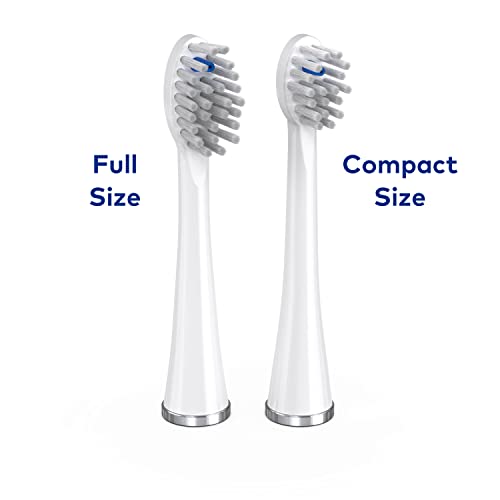 Waterpik Sonic-Fusion Compact Replacement Brush Heads, 2-Pack