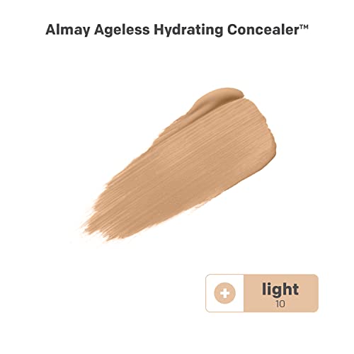 Almay Anti-Aging Concealer with Hyaluronic Acid & Niacinamide, 0.37 Fl Oz - Buildable Coverage for Dark Circles