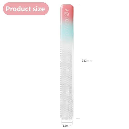 ToNewBe Nano Glass Nail Shiner Kit 3-in-1 Nail Buffer Shaping Polishing File