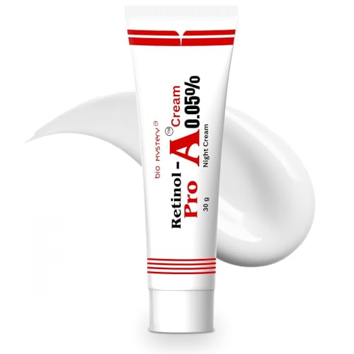 Bio Mystery Retinol Pro 0.05% Night Repair Cream for Wrinkle Reduction, 1 Oz