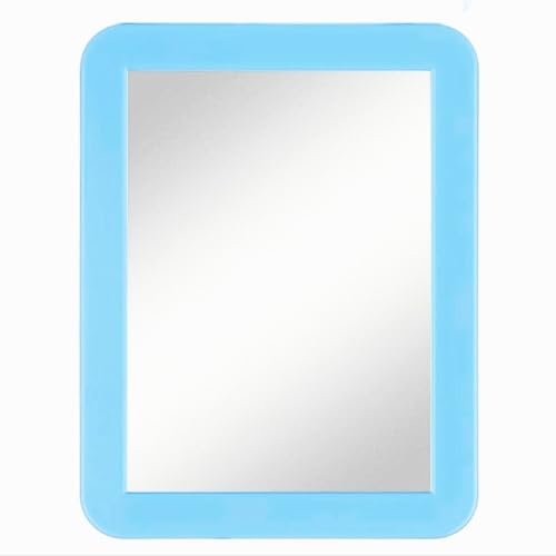 Magnetic Locker Mirror - 5.25" x 7" Real Glass for School & Office