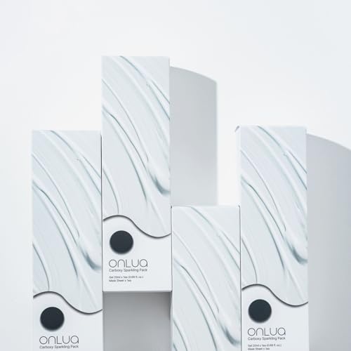 Onlua Carboxy Sparkling CO2 Face Mask for Pore & Skin Smoothing - 1 Sheet + Gel