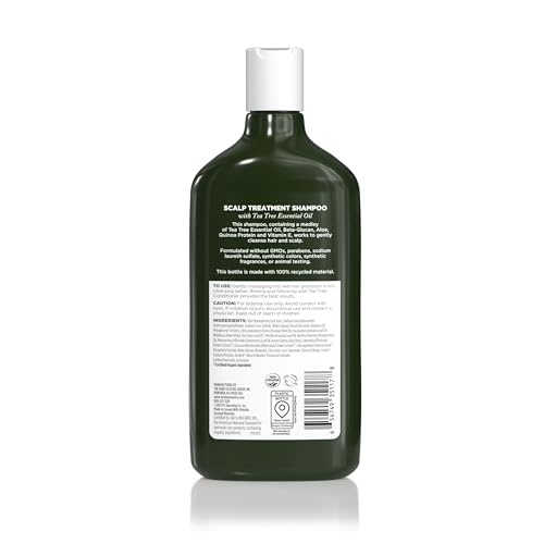 Avalon Organics Tea Tree Shampoo for Scalp Well-Being, 11 oz