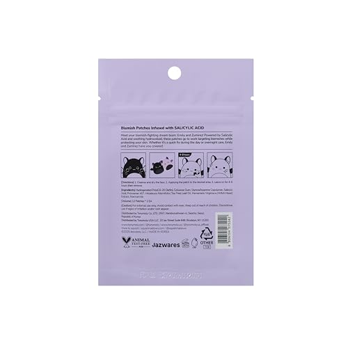 TONYMOLY Squishmallows Hydrocolloid Blemish Patches with Salicylic Acid - 24 Count