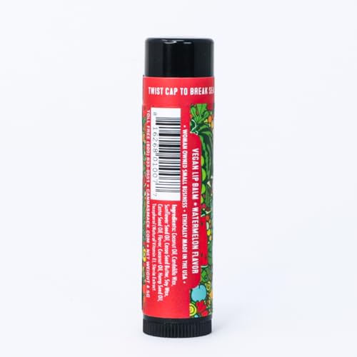 Vegan Hemp Lip Balm Watermelon - Natural, Cruelty-Free, Made in USA
