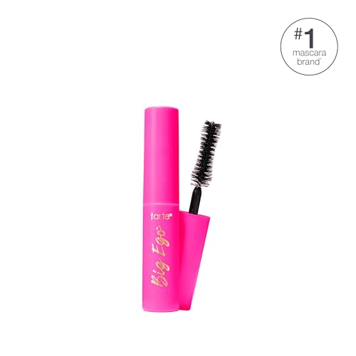 tarte Big Ego Vegan Mascara, Ultra-Black Volumizing Formula, 0.15 fl oz