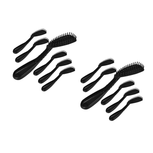 KESYOO 12-Piece Hair Dye Brush and Comb Set for Professional Salon Coloring