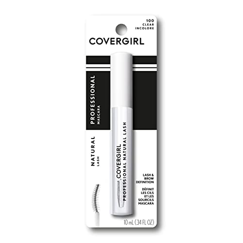 Covergirl Professional Natural Clear Lash & Brow Gel Mascara 0.34 oz (Pack of 2)
