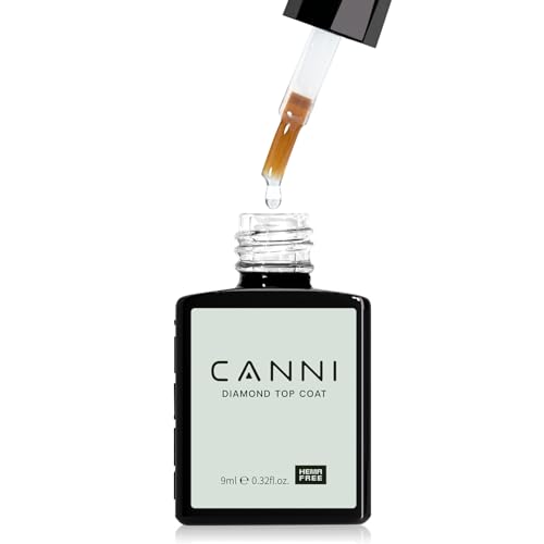 CANNI High Gloss No Wipe Gel Top Coat 9ml - Scratch Resistant & Long Lasting