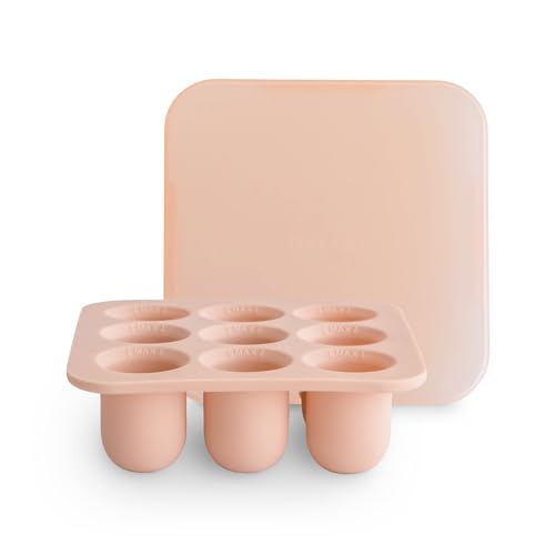 Mushie Silicone Freezer Tray for Frozen Baby Food - 9 Cups
