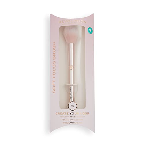 Revolution Create Soft Focus Brush (R6) - Vegan Tapered Makeup Brush