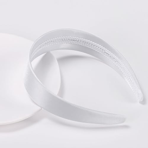 WantGor Satin Wide Headband for Women - Non-Slip Hair Accessory