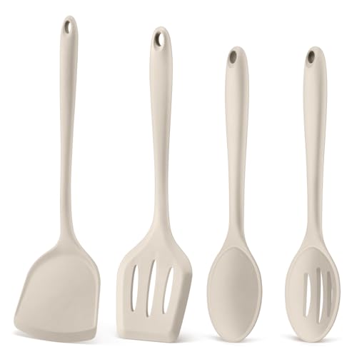 P&P CHEF 4-Piece Silicone Kitchen Utensil Set - Heat-Resistant & Non-Stick