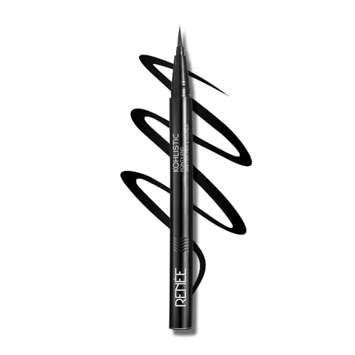 RENEE Black Pointy End Sketch Pen Eyeliner - Smudge Proof & Waterproof