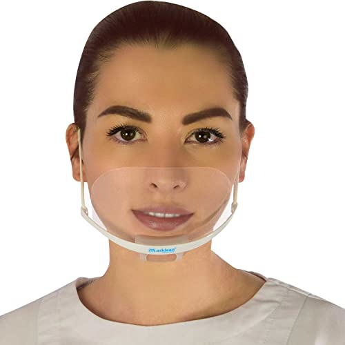 Reusable Anti-Fog Face Shield Masks - 5 Pack with Pouch